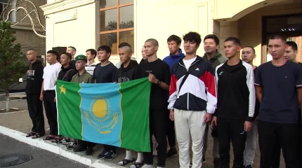 В Астане состоялась торжественная отправка первой команды призывников