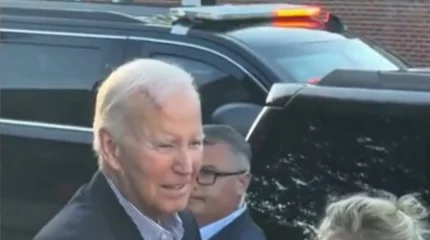 Джо Байден появился на публике с огромным шрамом на голове