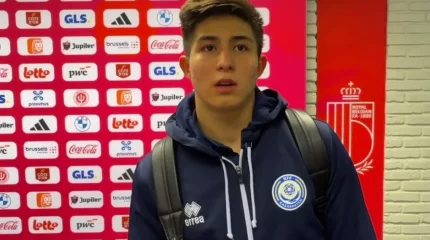 Қазақстан құрамасының шабуылшысы Бельгиямен өткен ойын туралы пікір білдірді