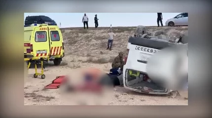 Десять человек погибли в страшном ДТП в Мангистауской области: для опознания тел отправили самолет Нацгвардии