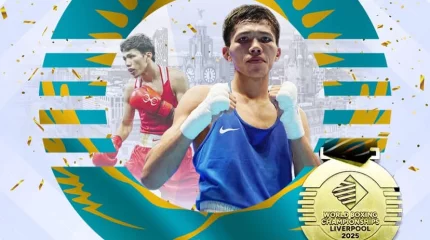 Санжар Ташкенбай стал двукратным чемпионом мира по боксу