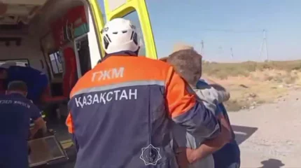 Подросток на лошади упал в 5-метровую яму в Шымкенте