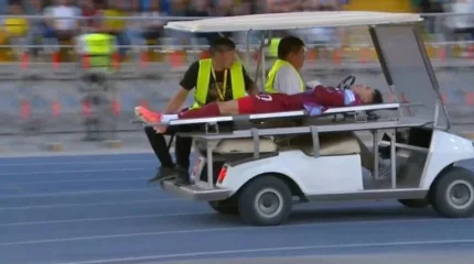 Темірлан Анарбеков матч кезінде жарақат алды