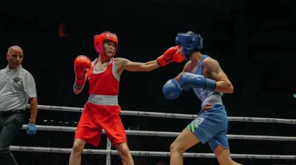 Военнослужащая Нацгвардии стала серебряным призером чемпионата мира по боксу