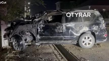 Подросток за рулём устроил ДТП в Шымкенте