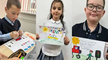 Көкшетаулық оқушылар жүргізушілерге хат жазды