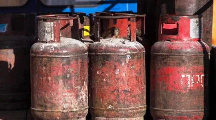 Өрт сөндірушілер өрт кезінде үш газ баллон алып шықты