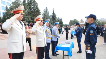 Қостанай академиясында жас курсанттар ант қабылдады