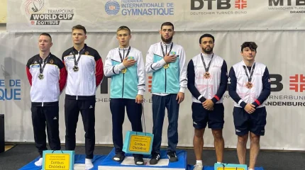 Қазақстандық спортшылар синхронды секіруден алтын медаль жеңіп алды