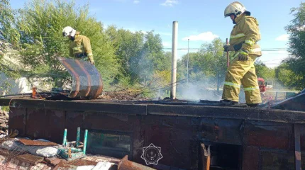 Ауыл құтқарушылары өрттің таралуына жол бермеді