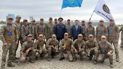 Қазақстандық полицейлер Үрімжіде өткен халықаралық турнирде күміс жүлдегер атанды