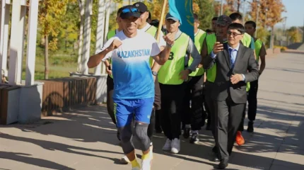 Военный из Астаны бросил себе вызов пробежать 600 км за пять дней