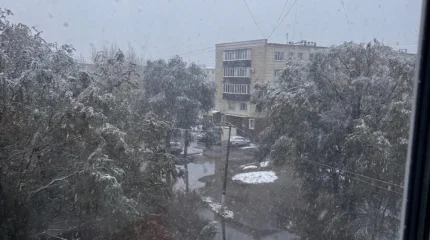 Қостанайда қар жауды