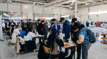 Еңбек күніне арналған жәрмеңкеде 700-ден астам бос жұмыс орны ұсынылды