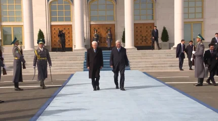 Қасым-Жомарт Тоқаев Италия Президенті Серджо Маттарелланы шығарып салды