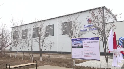 В Кызылординской области в Жанакорганском районе открылись два новых спортивных комплекса