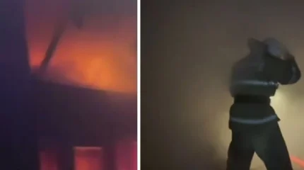 Зона отдыха загорелась в Алматинской области