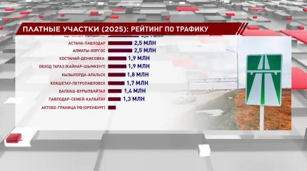 74 миллиона поездок совершено по платным дорогам в 2025 году