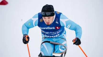 Ербол Хамитов пара биатлоннан әлем кубогы кезеңінде қола жүлдегер атанды