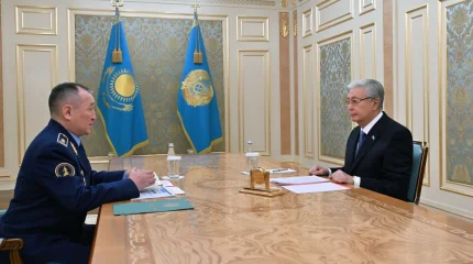 Мемлекет басшысы Қорғаныс министрі Дәурен Қосановты қабылдады