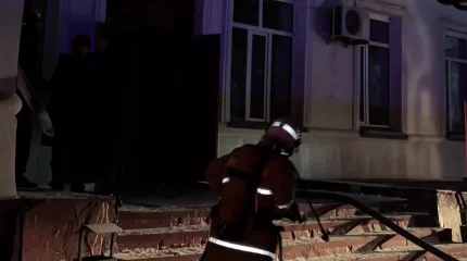 В Жезказгане вспыхнул пожар в театре