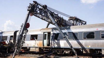 Строительный кран рухнул на поезд в Таиланде