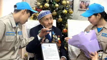 Жетісу облысында тұратын жалғыз ардагер 102 жасқа толды