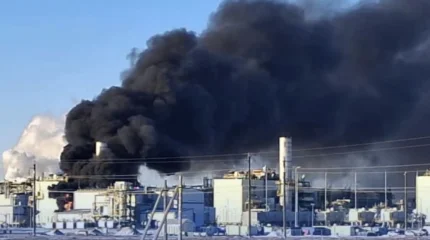 473 вахтовика эвакуировали из-за пожара на ТШО