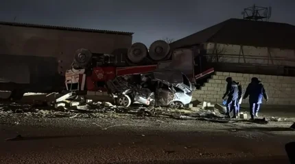 Пожарные попали в смертельное ДТП в Жанаозене