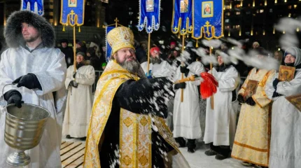 Крещенские купания проходят в Астане (ФОТО)