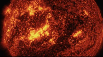 Мощнейшая вспышка произошла на Солнце