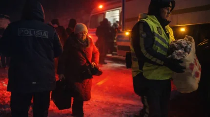 Рейсовый автобус с пассажирами сломался на трассе Омск – Майкапчагай в сильный мороз