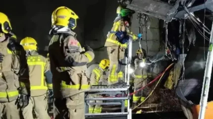 Поезд вновь сошел с рельсов в Испании