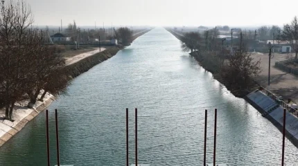 В Туркестанской области начали первую за десятилетия очистку магистральных каналов