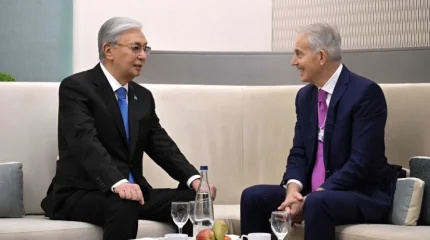 Президент Казахстана провел переговоры с мировыми лидерами в Давосе