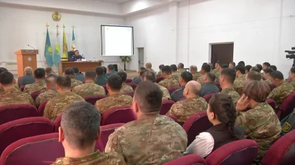 Ключевые решения V Национального курултая обсудили в Карагандинском гарнизоне Регионального командования «Астана»