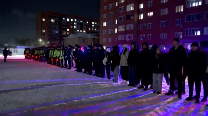 Активисты «Жастар Рухы» приняли участие в акции «Безопасный город»