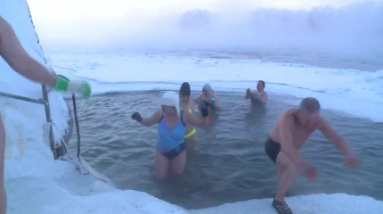 Павлодарский клуб моржей отмечает 60-летие