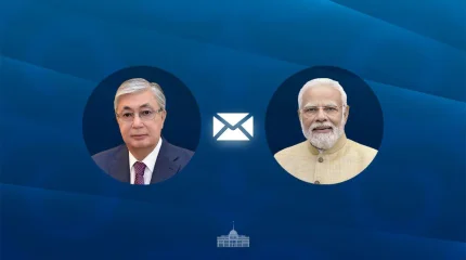 Мемлекет басшысы Премьер-министр Нарендра Модиға Үндістанның Республика күніне байланысты құттықтау жеделхатын жолдады