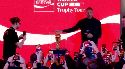 Легендарный кубок Чемпионата мира побывал в Алматы