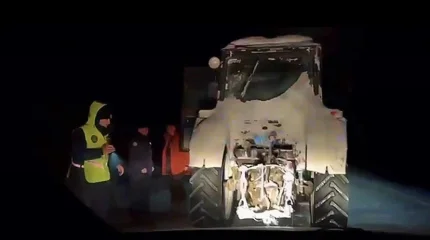 Опасная техника в нетрезвых руках: пьяного тракториста остановили на трассе в области Абай