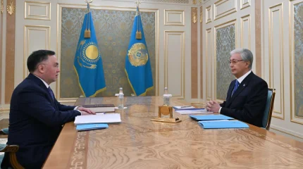 Мемлекет басшысы Жоғарғы Сот төрағасы Асламбек Мерғалиевті қабылдады