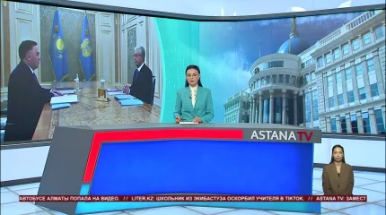 Глава государства принял председателя Верховного суда Асламбека Мергалиева