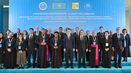 Вице-Президент Ерлан Қарин Ватикан делегациясымен кездесіп, II бірлескен коллоквиумның ашылуына қатысты