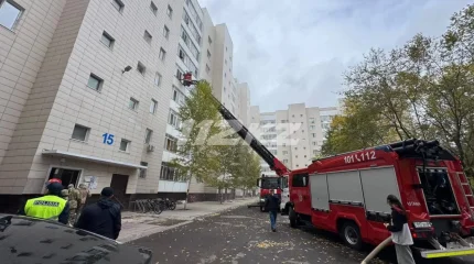 Астанада тоғыз қабатты үйден өрт шықты: тұрғындар эвакуацияланды