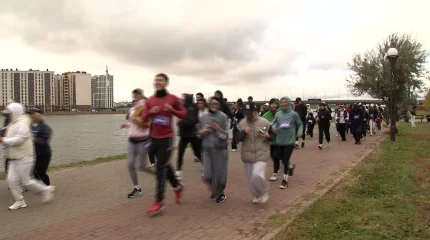 В Астане прошёл массовый забег «Бір рух - бір қадам»