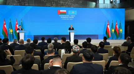 Президент қазақ-оман бизнес форумында сөз сөйледі