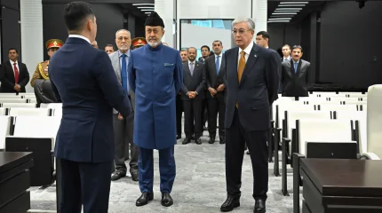 Президент Казахстана и Султан Омана посетили МФЦА