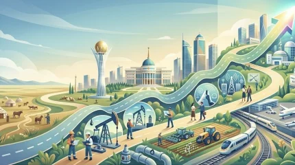 За январь-июнь ВВП Казахстана вырос на 4,1%
