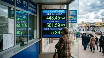 Доллар опустился ниже 450 тенге: что происходит с курсами валют в Казахстане